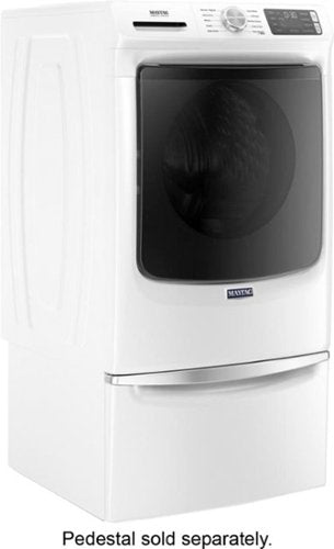 Maytag - 4.5 Cu. Ft. High-Efficiency Stackable Front Load Washer with Steam and Fresh Spin - White