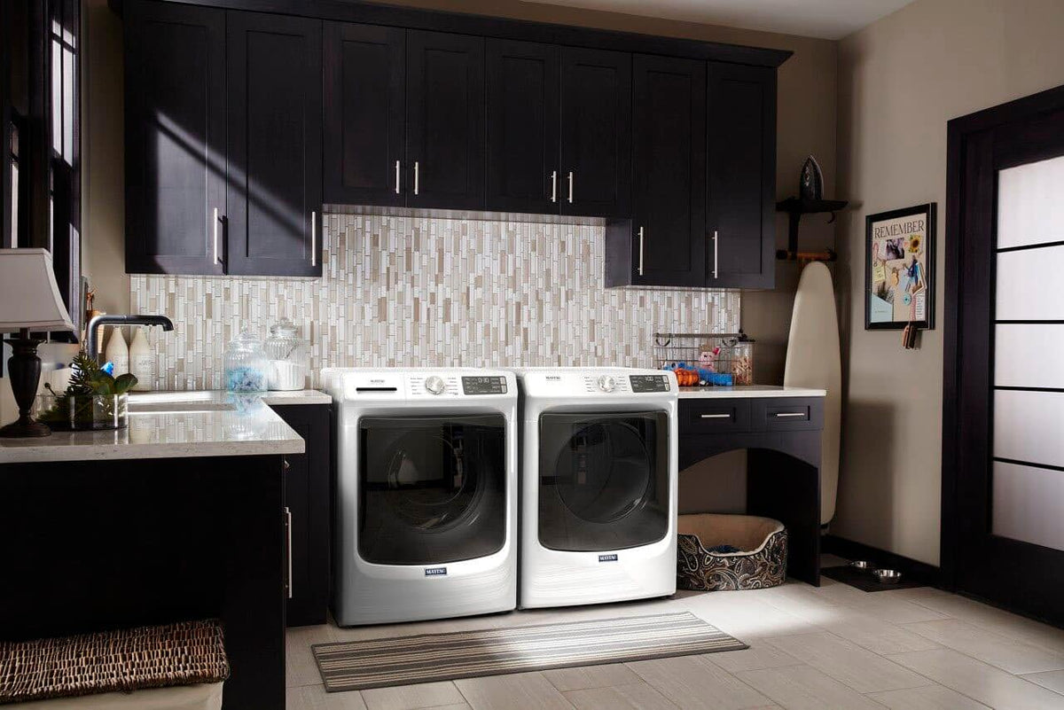 Maytag - 4.5 Cu. Ft. High-Efficiency Stackable Front Load Washer with Steam and Fresh Spin - White