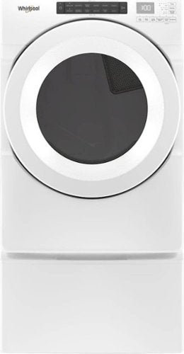 Whirlpool - 7.4 Cu. Ft. Stackable Gas Dryer with Wrinkle Shield Option - White