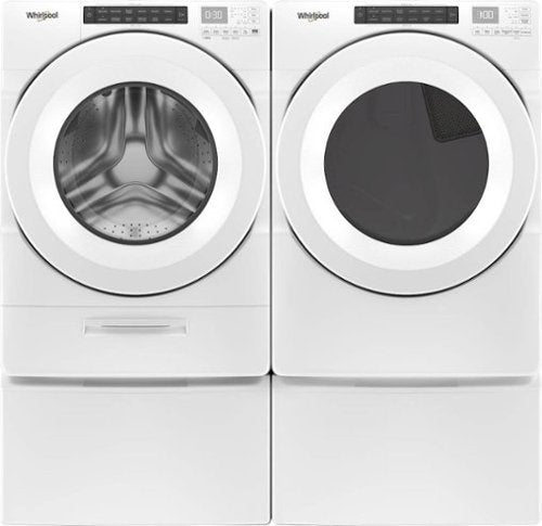 Whirlpool - 7.4 Cu. Ft. Stackable Gas Dryer with Wrinkle Shield Option - White
