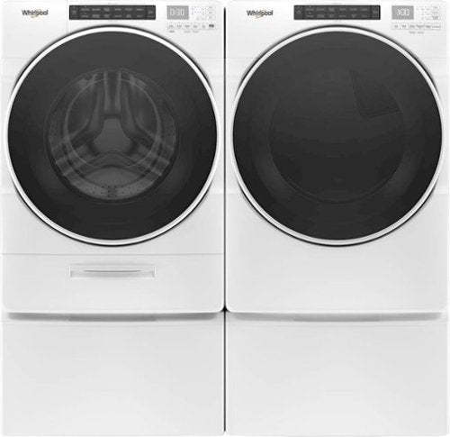 Whirlpool - 7.4 Cu. Ft. Stackable Gas Dryer with Wrinkle Shield Option - White