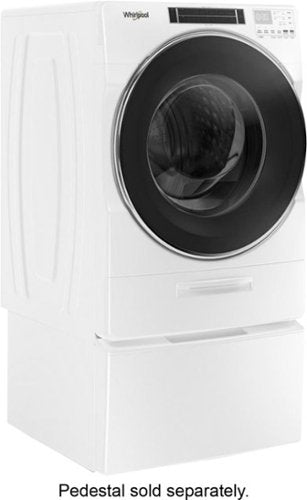 Whirlpool - 5.0 Cu. Ft. High Efficiency Stackable Front Load Washer with Steam and FanFresh - White