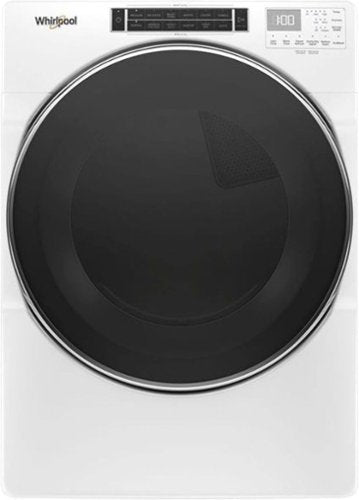 Whirlpool - 7.4 Cu. Ft. Stackable Electric Dryer with Steam and Intuitive Controls - White