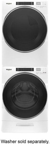 Whirlpool - 7.4 Cu. Ft. Stackable Electric Dryer with Steam and Intuitive Controls - White