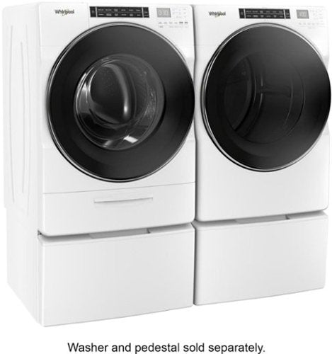 Whirlpool - 7.4 Cu. Ft. Stackable Electric Dryer with Steam and Intuitive Controls - White