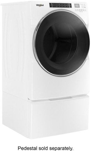 Whirlpool - 7.4 Cu. Ft. Stackable Electric Dryer with Steam and Intuitive Controls - White