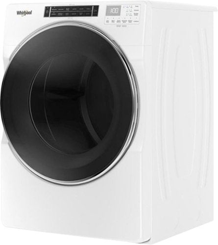 Whirlpool - 7.4 Cu. Ft. Stackable Electric Dryer with Steam and Intuitive Controls - White