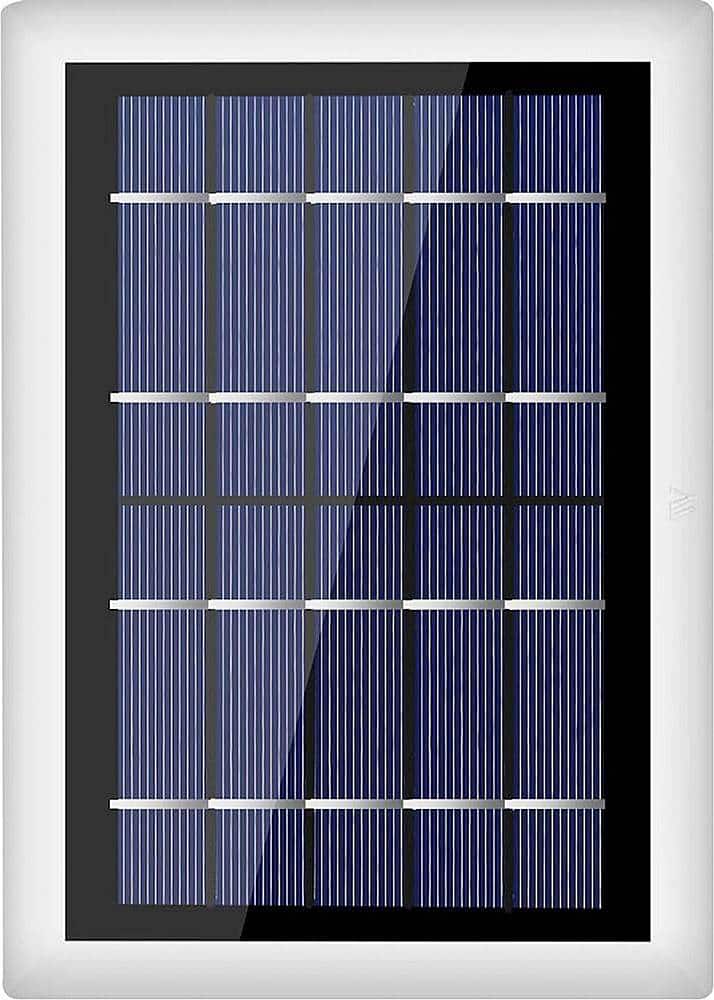 Wasserstein - Solar Panel for Ring Spotlight Cam/Plus/Pro, Battery, Stick Up Cam/Pro, Battery & Outdoor Cam Plus, Battery (1-Pack) - White