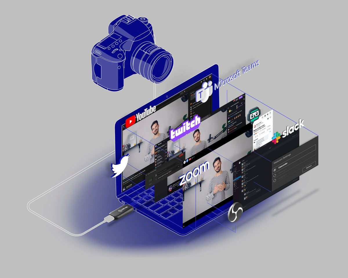 Elgato - Cam Link 4K – Windows & macOS - Black