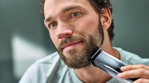 Philips Norelco - Beard and Hair Trimmer Series 5500, BT5511/49 - Black/Silver