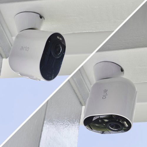 Arlo - Magnetic Wall Mounts for Pro 5S 2K, Pro 4, Pro 3, Ultra 2, and Ultra Cameras - White