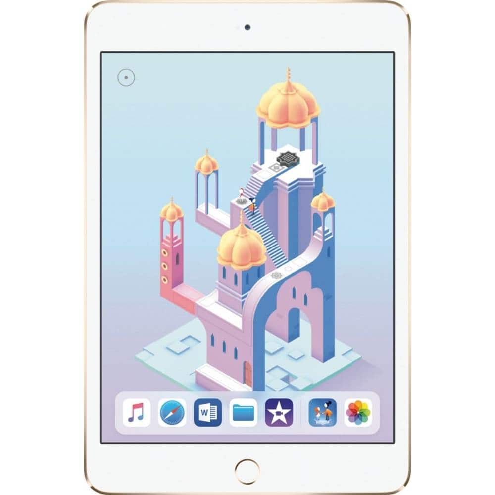 Apple - Refurbished Good - iPad Mini (4th Generation) (2015) - Wi-Fi + Cellular (Unlocked) - 16GB - Gold