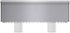 Professional Backguard for Thermador Professional Series PCG305W - Silver