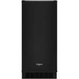 Whirlpool - 15" 29-Lb. Freestanding Icemaker - Black