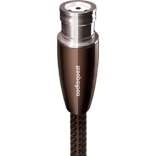 AudioQuest - Mackenzie XLR > XLR 1.6' Analog Audio Interconnect Cable - Brown on Black