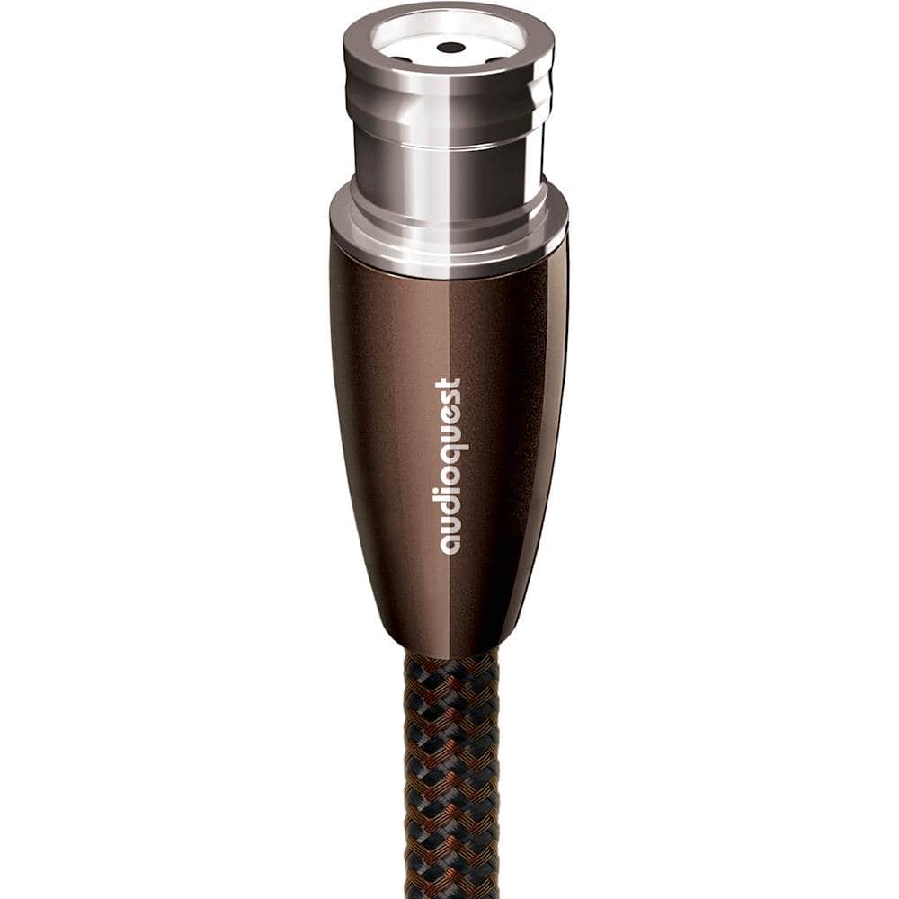 AudioQuest - Mackenzie XLR > XLR 1.6' Analog Audio Interconnect Cable - Brown on Black