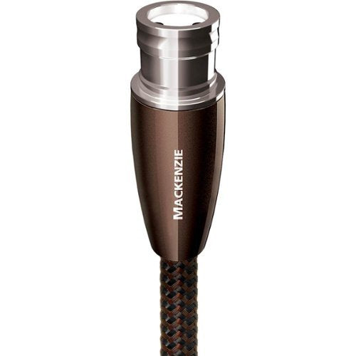 AudioQuest - Mackenzie XLR > XLR 1.6' Analog Audio Interconnect Cable - Brown on Black