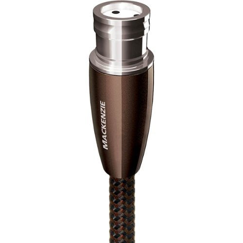 AudioQuest - Mackenzie XLR > XLR 1.6' Analog Audio Interconnect Cable - Brown on Black