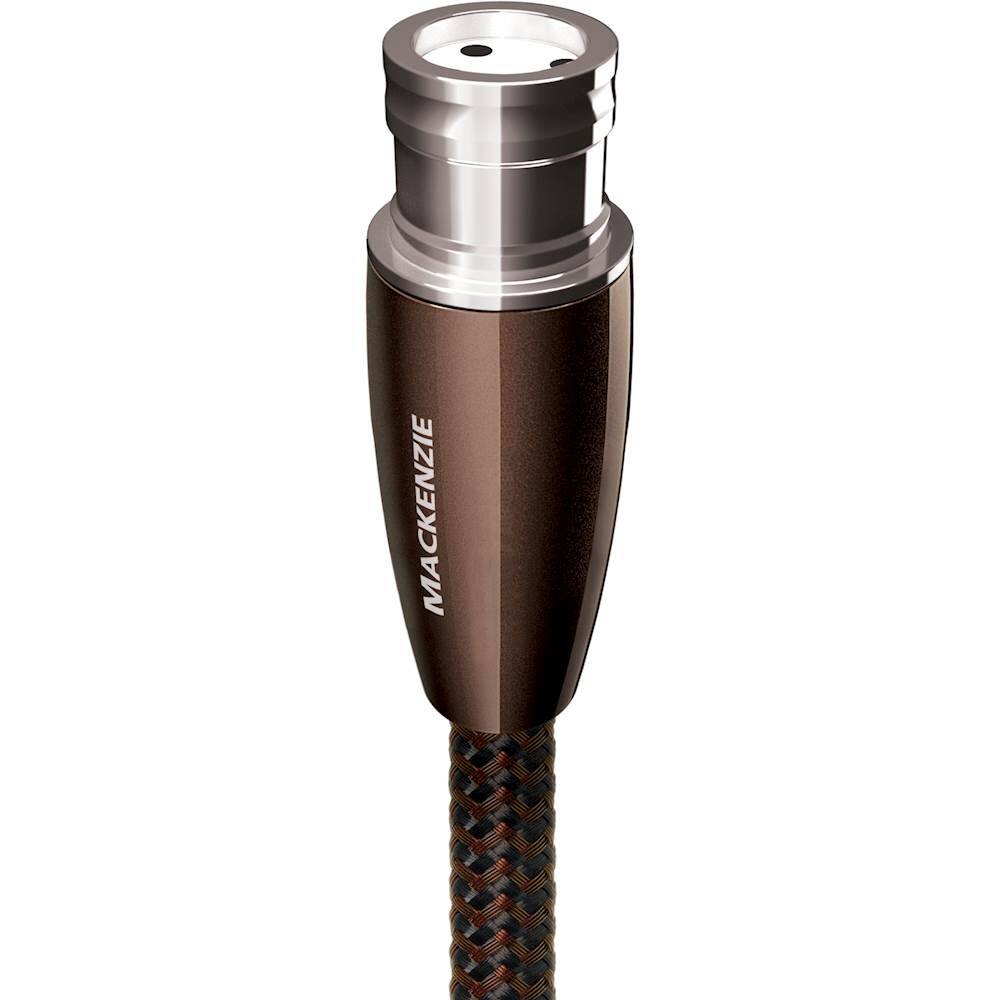 AudioQuest - Mackenzie XLR > XLR 1.6' Analog Audio Interconnect Cable - Brown on Black