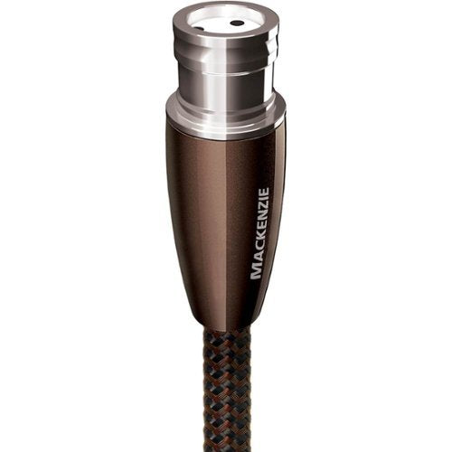 AudioQuest - Mackenzie XLR > XLR 1.6' Analog Audio Interconnect Cable - Brown on Black