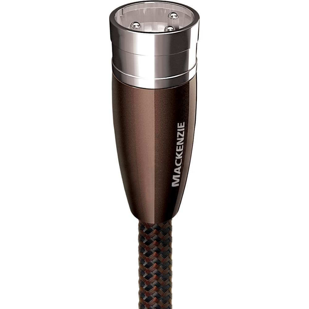AudioQuest - Mackenzie XLR > XLR 1.6' Analog Audio Interconnect Cable - Brown on Black