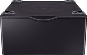 Samsung - Washer/Dryer Laundry Pedestal with Storage Drawer - Brushed Black