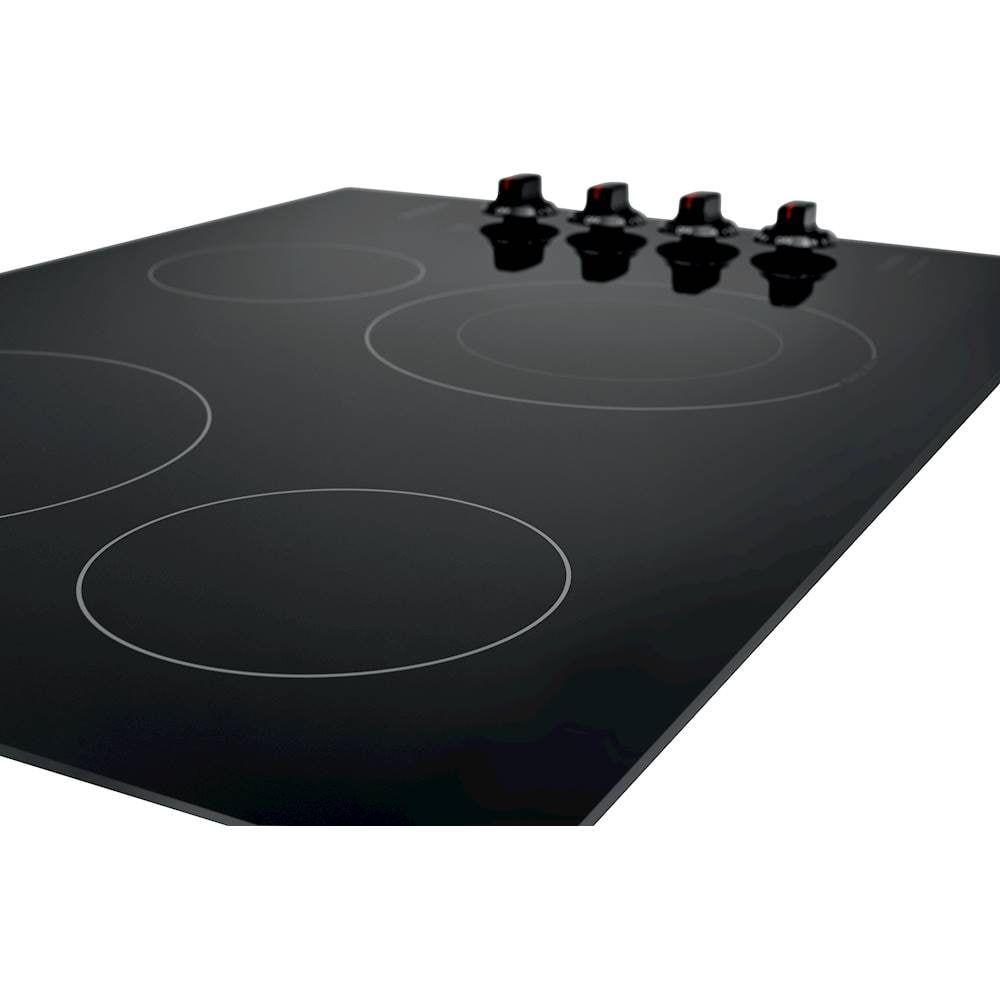 Frigidaire - 30" Built-In Electric 4 Burner Cooktop with Quick Boil and SpaceWise Element - Black