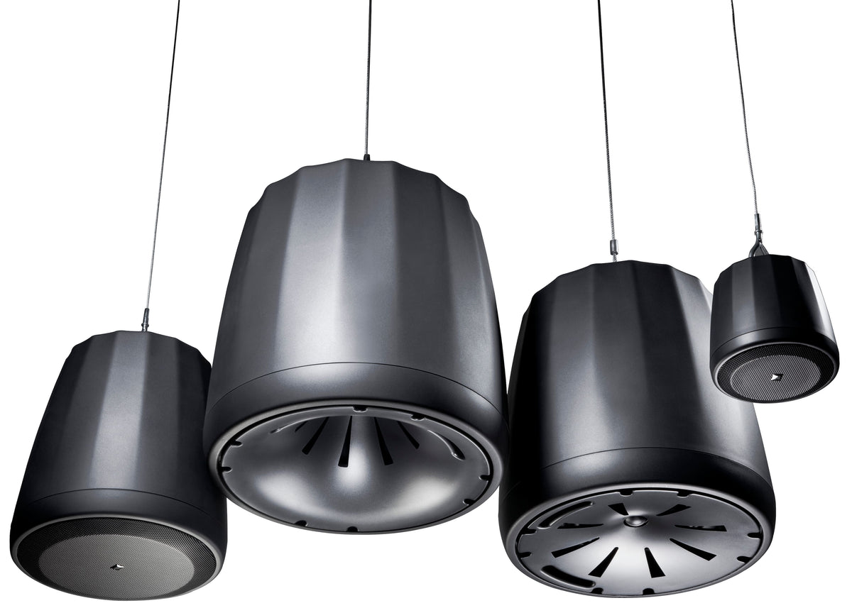 JBL - Control C67P/T 6.5" 150W 8 Ohm and 70V/100V Full-Range Pendant Speaker-Pair - Black