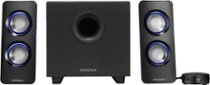 Insignia™ - 2.1 Bluetooth Lighted Speaker System (3-Piece) - Black