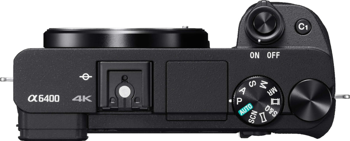 Sony - Alpha 6400 APS-C Mirrorless Camera 4K Video Camera (Body Only) - Black