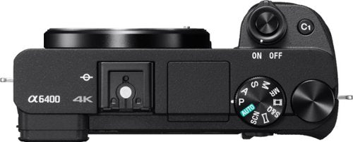 Sony - Alpha 6400 APS-C Mirrorless Camera 4K Video Camera (Body Only) - Black