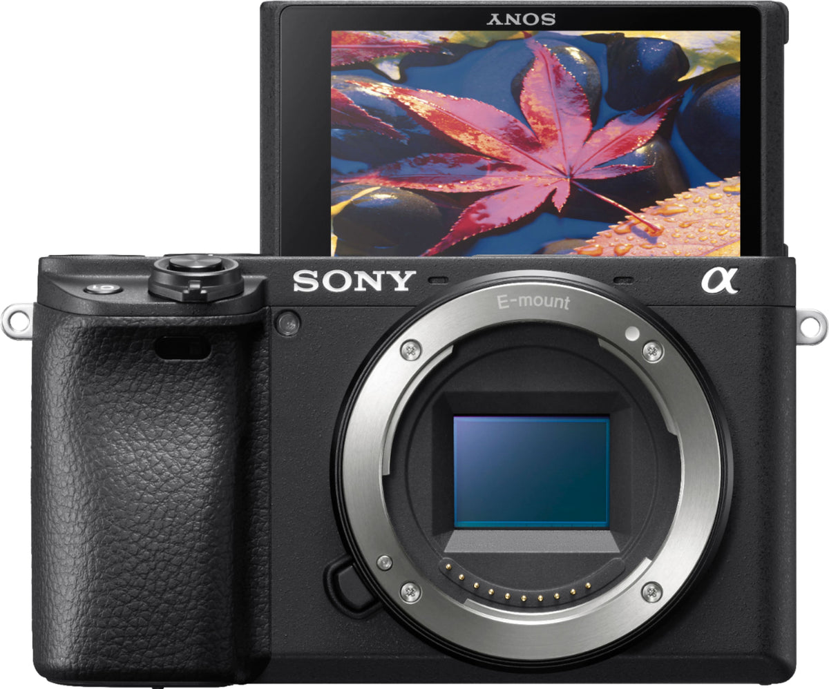Sony - Alpha 6400 APS-C Mirrorless Camera 4K Video Camera (Body Only) - Black