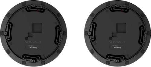Sonos - Architectural 6-1/2" Passive 2-Way In-Ceiling Speakers (Pair) - White