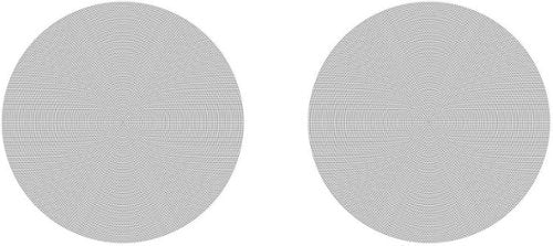 Sonos - Architectural 6-1/2" Passive 2-Way In-Ceiling Speakers (Pair) - White