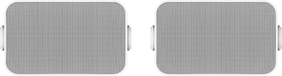 Sonos - Architectural 6-1/2" Passive 2-Way Outdoor Speakers (Pair) - White