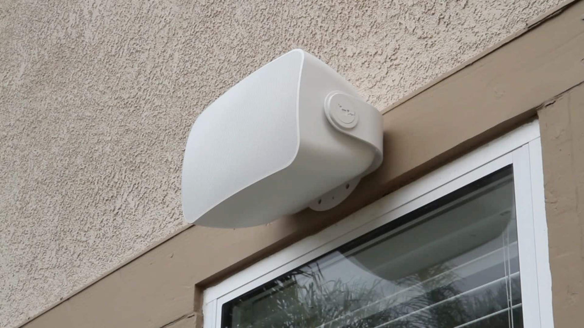 Sonos - Architectural 6-1/2" Passive 2-Way Outdoor Speakers (Pair) - White