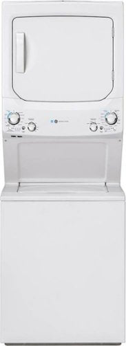 GE - 3.9 Cu. Ft. Top Load Washer and 5.9 Cu.Ft Electric Dryer Laundry Center with ENERGY STAR - White