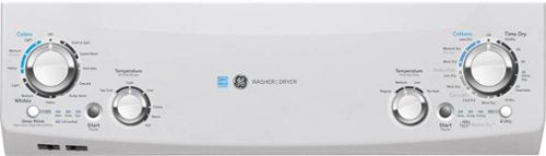 GE - 3.9 Cu. Ft. Top Load Washer and 5.9 Cu.Ft Electric Dryer Laundry Center with ENERGY STAR - White