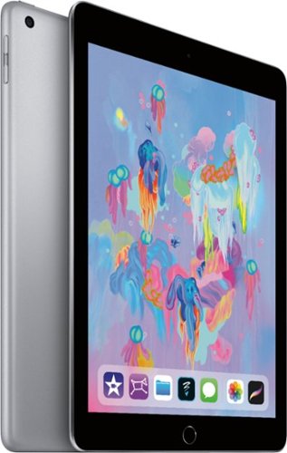 Apple - Geek Squad Certified Refurbished iPad with Wi-Fi - 32GB - Space Gray