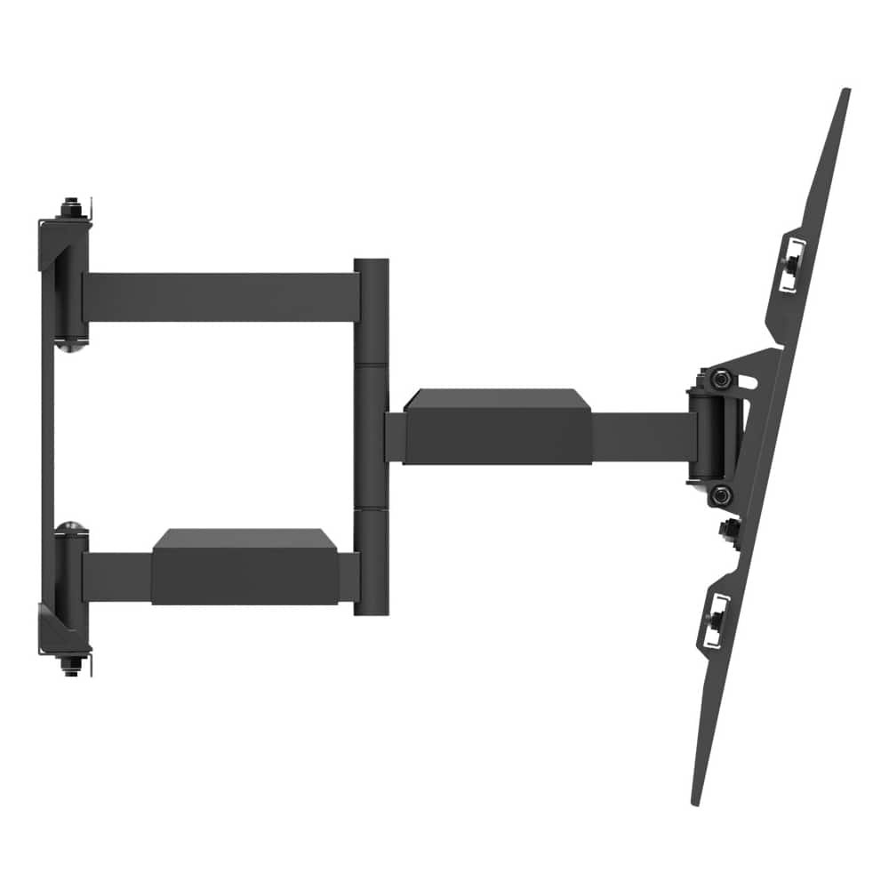 Kanto - Full-Motion TV Wall Mount for Most 34" - 65" TVs - Extends 17" - Black