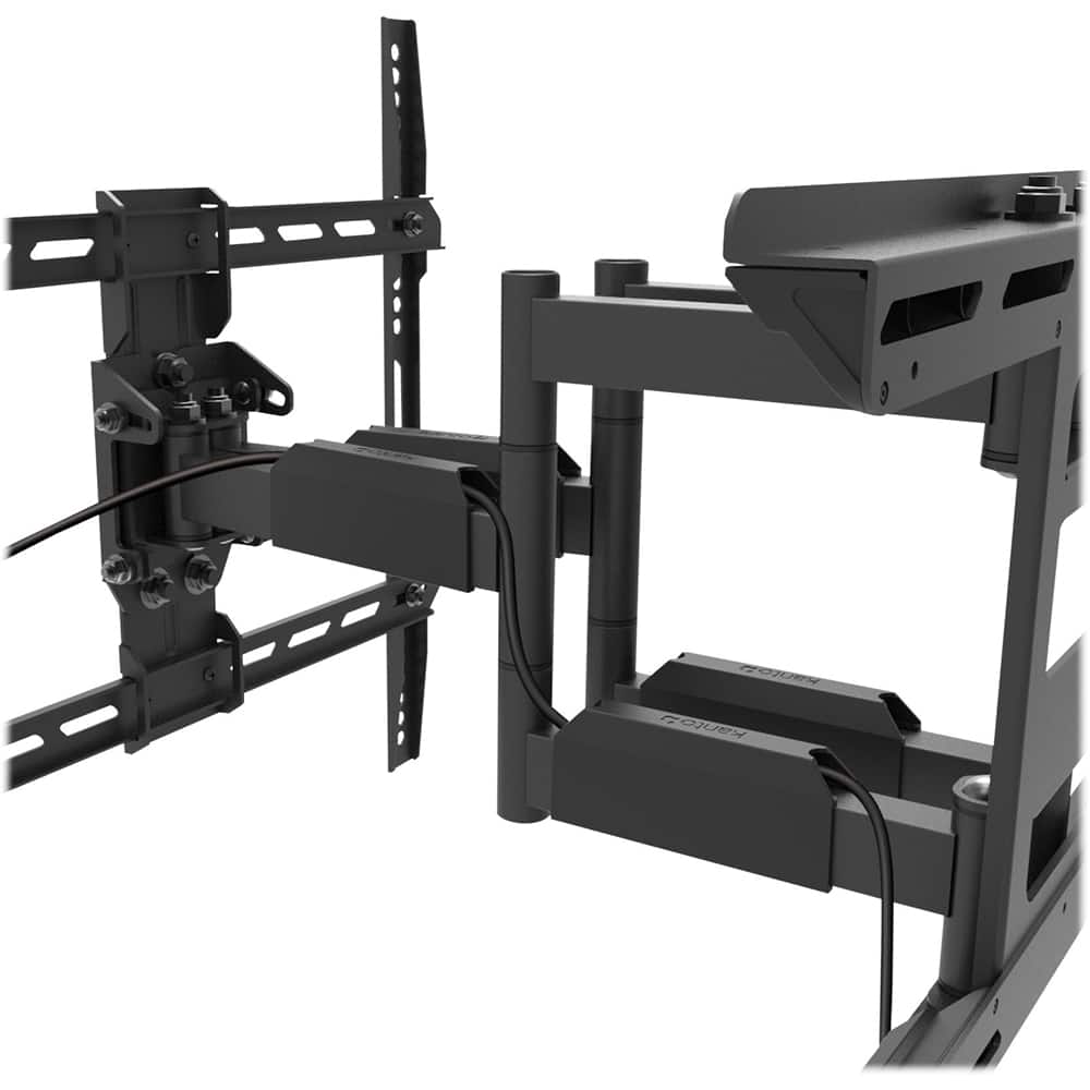 Kanto - Full-Motion TV Wall Mount for Most 34" - 65" TVs - Extends 17" - Black