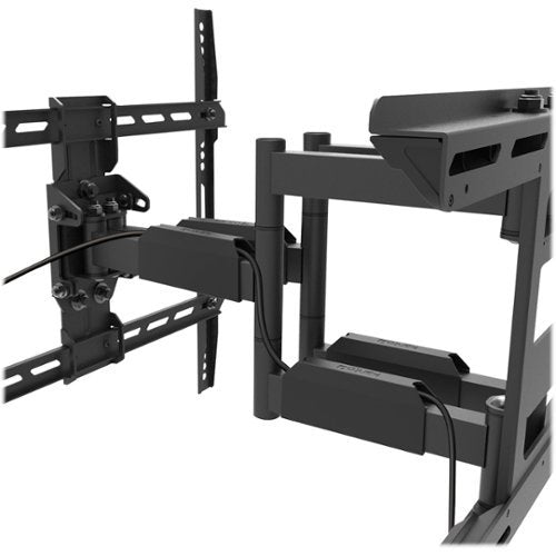 Kanto - Full-Motion TV Wall Mount for Most 34" - 65" TVs - Extends 17" - Black