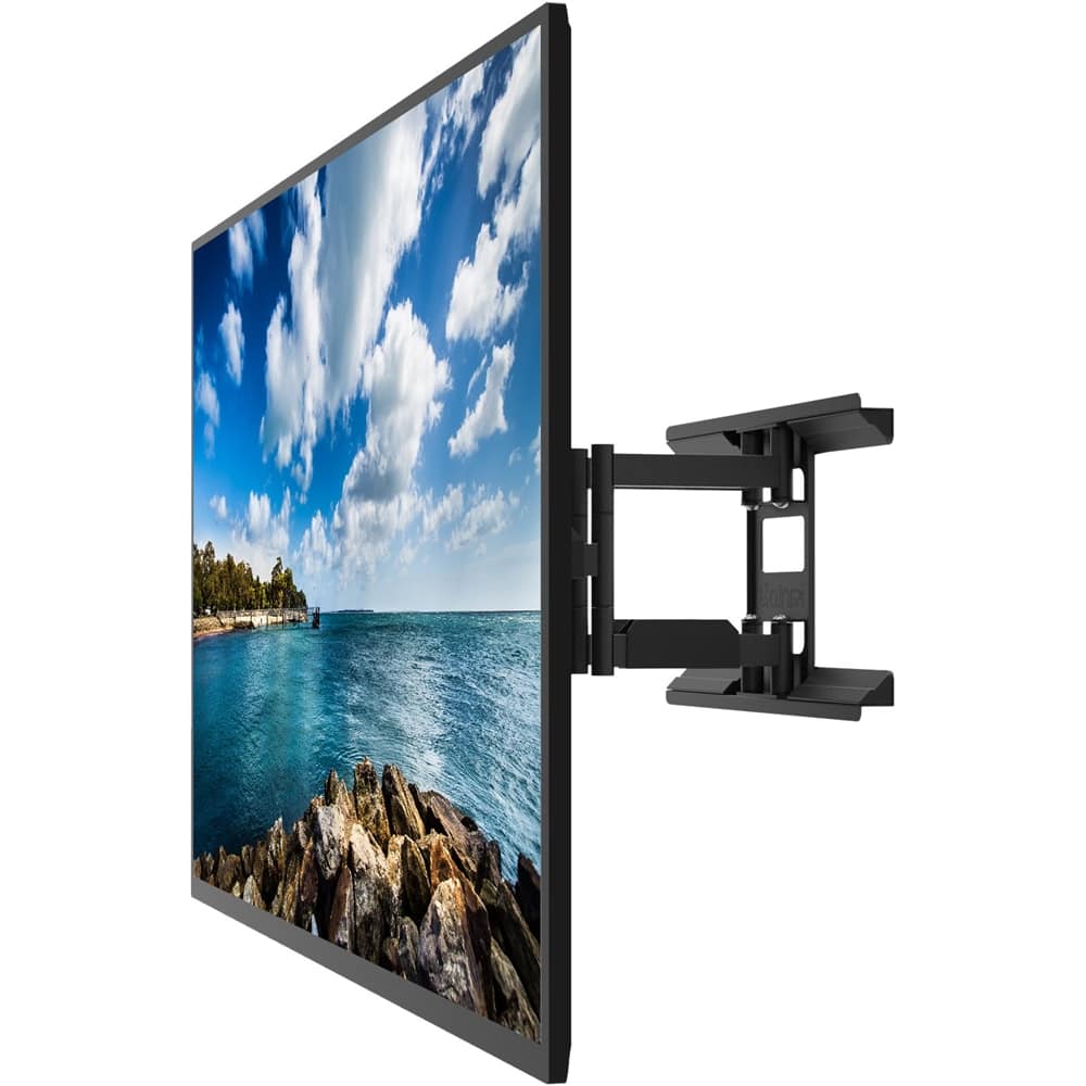 Kanto - Full-Motion TV Wall Mount for Most 34" - 65" TVs - Extends 17" - Black