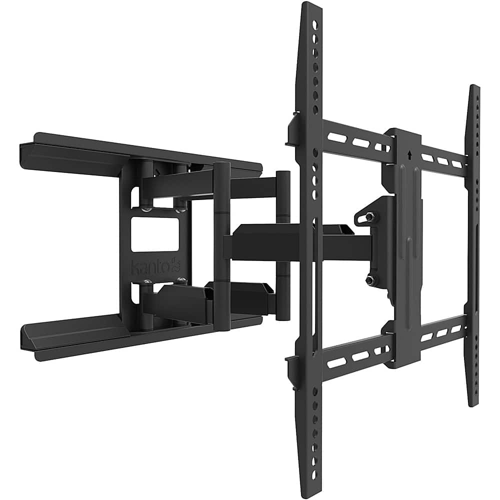 Kanto - Full-Motion TV Wall Mount for Most 34" - 65" TVs - Extends 17" - Black