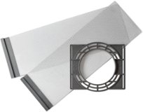In-Ceiling Mount Bracket for MartinLogan IC3 and IC3-AW Speakers (2-Pack) - Black/Silver