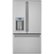Café - 36 in. Wide 22.2 Cu. Ft. French Door Counter-Depth Smart Refrigerator with Hot Water Dispenser, Customizable - Stainless Steel