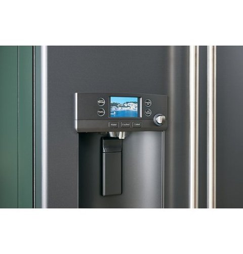 Café - 36 in. Wide 22.2 Cu. Ft. French Door Counter-Depth Smart Refrigerator with Hot Water Dispenser, Customizable - Stainless Steel