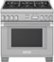 Thermador - Pro Grand 36 in. Wide 5.7 Cu. Ft.  Freestanding Gas Convection Range with Self-cleaning and 6 Burners - Stainless Steel