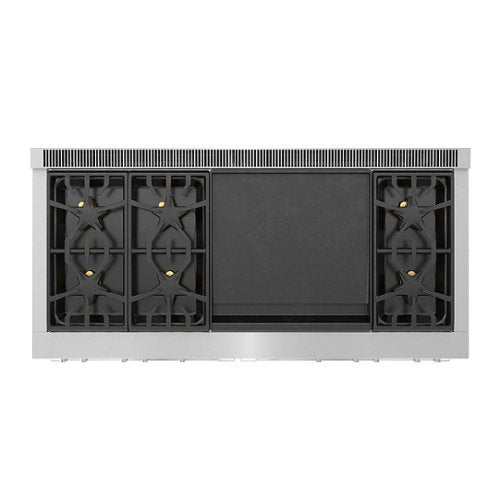 Thermador - Pro Grand 60 in. Wide 10.6 Cu. Ft. Freestanding Double Oven Dual Fuel LP Convection Range with 7 Burners - Stainless Steel