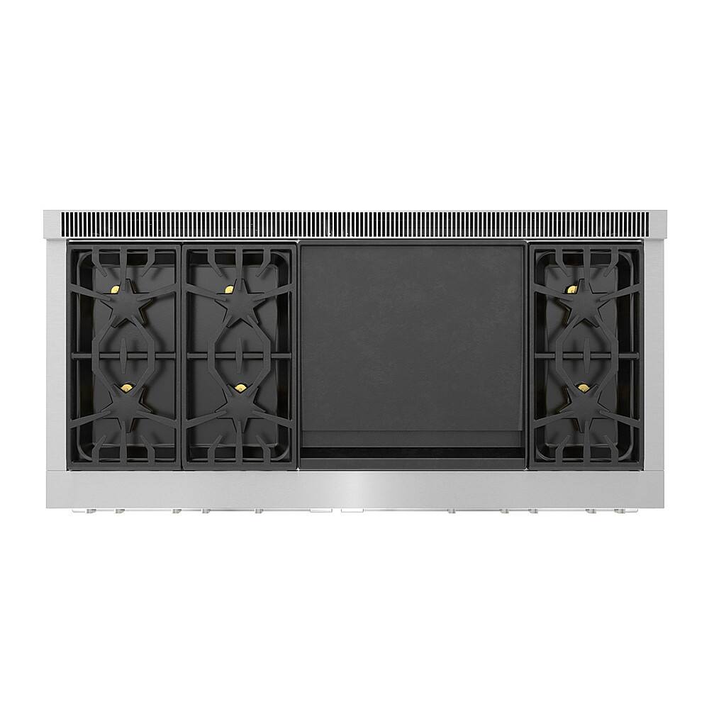 Thermador - Pro Grand 60 in. Wide 10.6 Cu. Ft. Freestanding Double Oven Dual Fuel LP Convection Range with 7 Burners - Stainless Steel